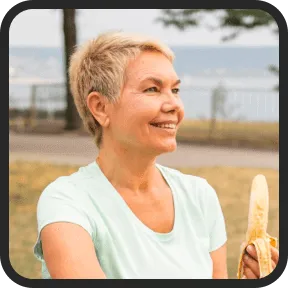 female customer review from Charlotte North Carolina sharing husband prostate support results